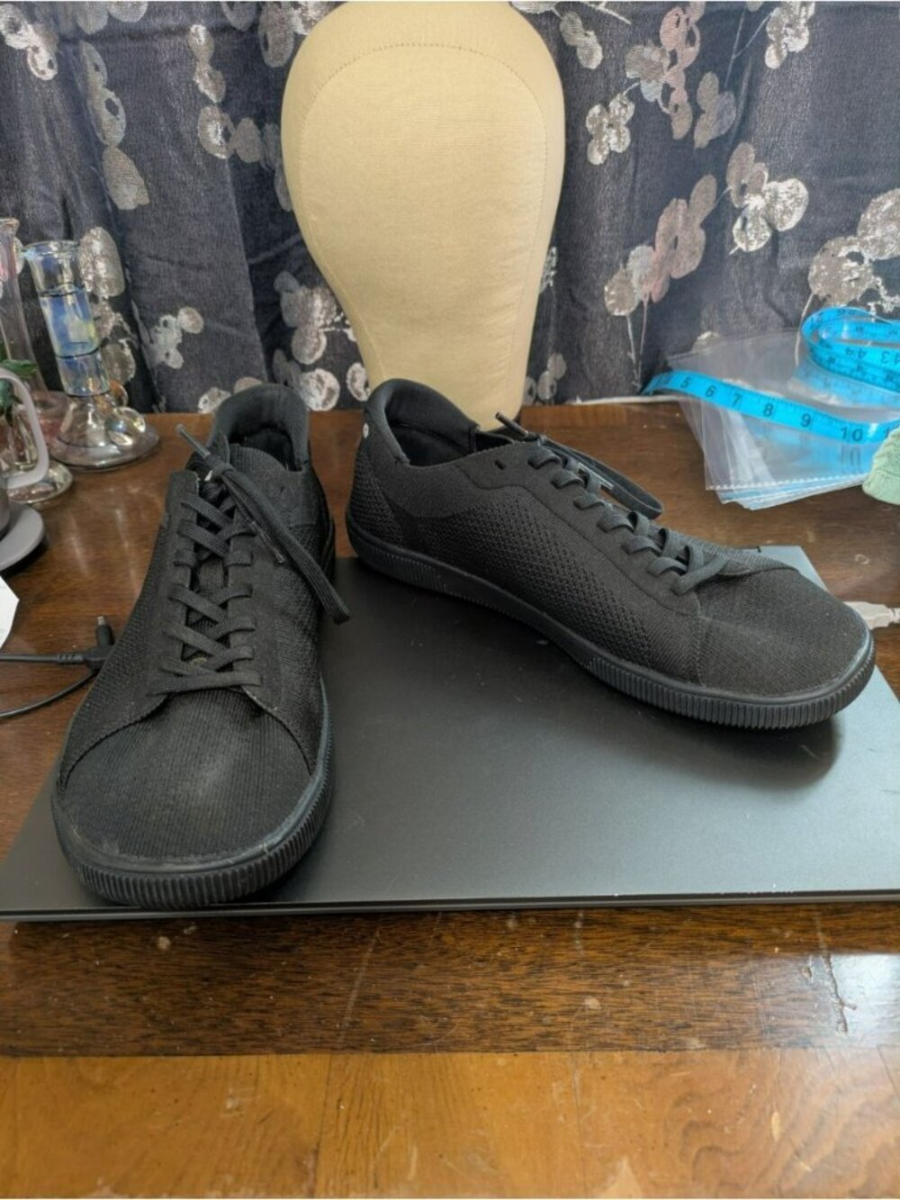 Flux Footwear Adapt Knit Trainer Black Mens 9.5 / Womens 10.5